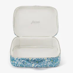 Sac À Langer, Trousse De Toilette|Sac À Langer Et Trousses De Toilette-Jacadi Valise en tissu Liberty - lore BLEU/MULTICO
